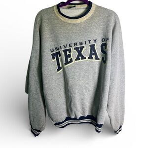 Vintage Gray University of Texas Sweater Large